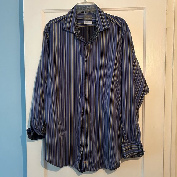 Thomas Dean Long Sleeve Button Down XXL - Picture 5 of 7